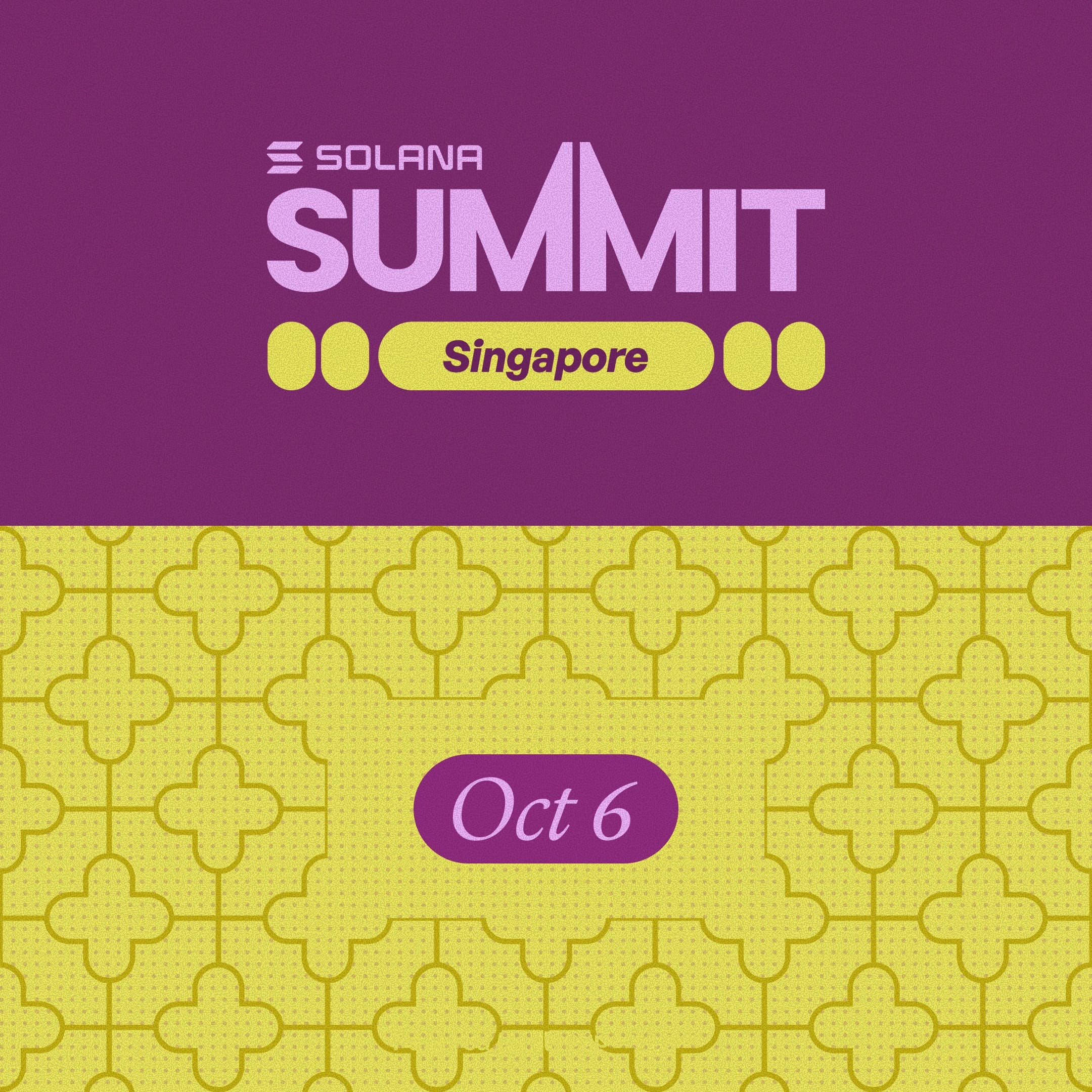 Solana Summit Singapore, Oct 6, 2026